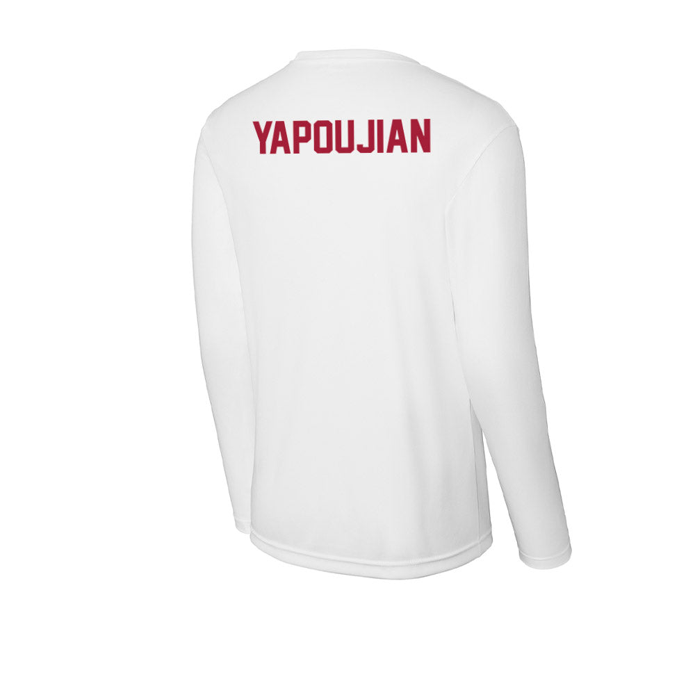 Stanford - NCAA Wrestling : Lain Yapoujian - Activewear Long Sleeve T-Shirt-1