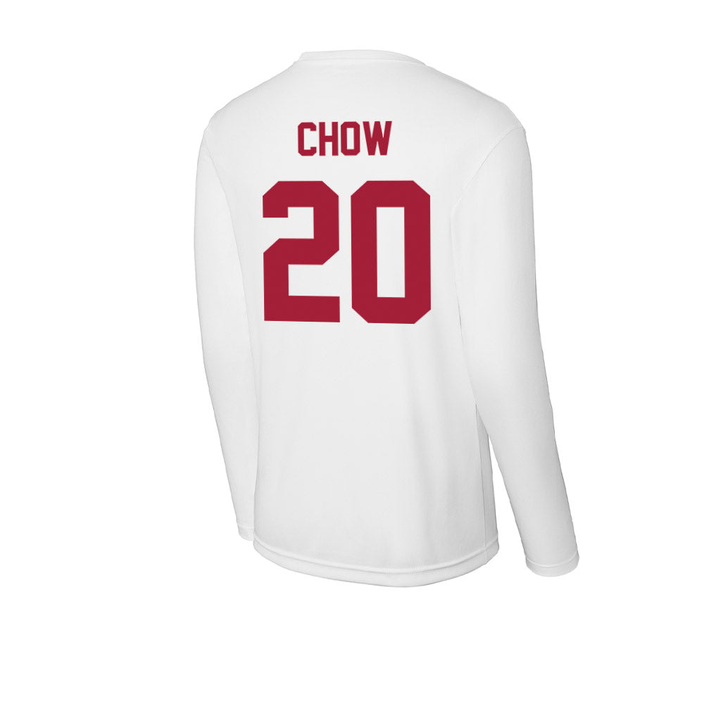 Stanford - NCAA Men's Soccer : Alex Chow - Activewear Long Sleeve T-Shirt-1