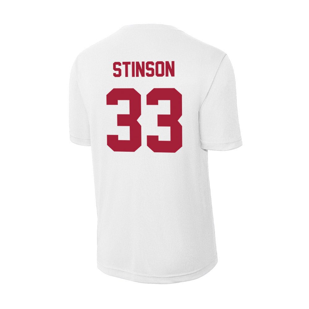 Stanford - NCAA Men's Basketball : Evan Stinson - Activewear T-Shirt-1