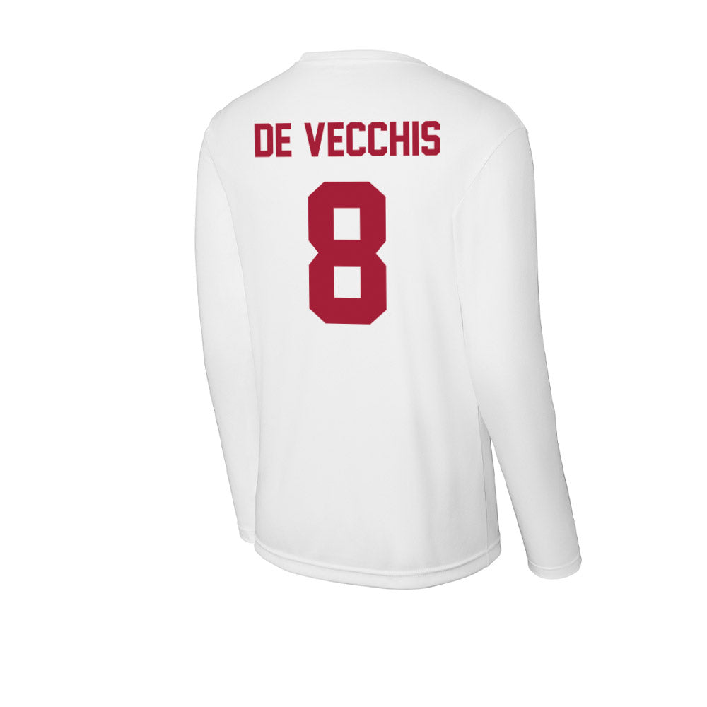 Stanford - NCAA Men's Water Polo : Simone De Vecchis - Activewear Long Sleeve T-Shirt-1