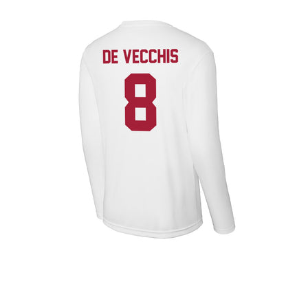 Stanford - NCAA Men's Water Polo : Simone De Vecchis - Activewear Long Sleeve T-Shirt-1