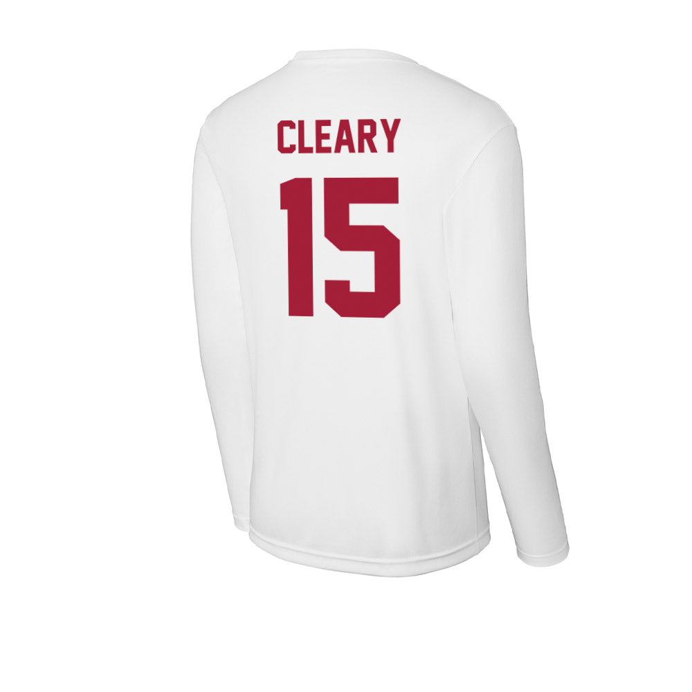 Stanford - NCAA Men's Soccer : William Cleary - Activewear Long Sleeve T-Shirt-1