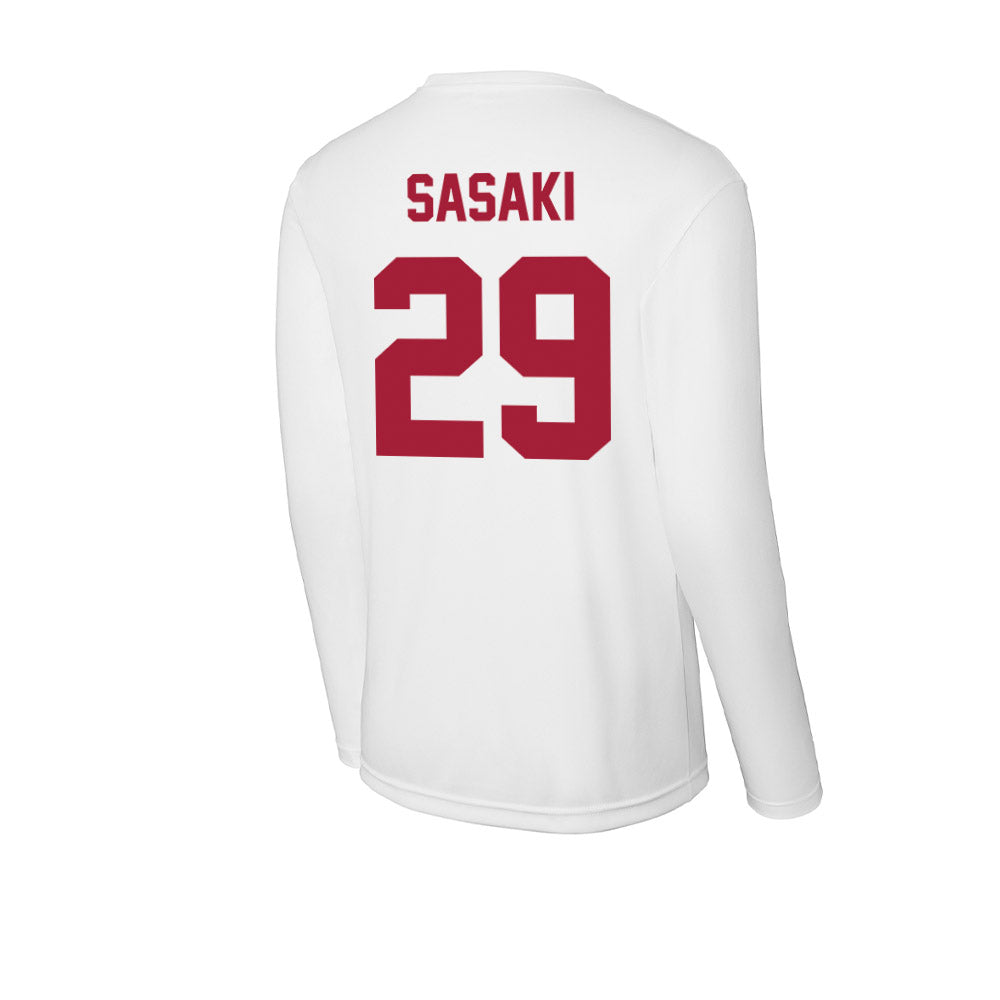 Stanford - NCAA Men's Soccer : Takashi Sasaki - Activewear Long Sleeve T-Shirt-1