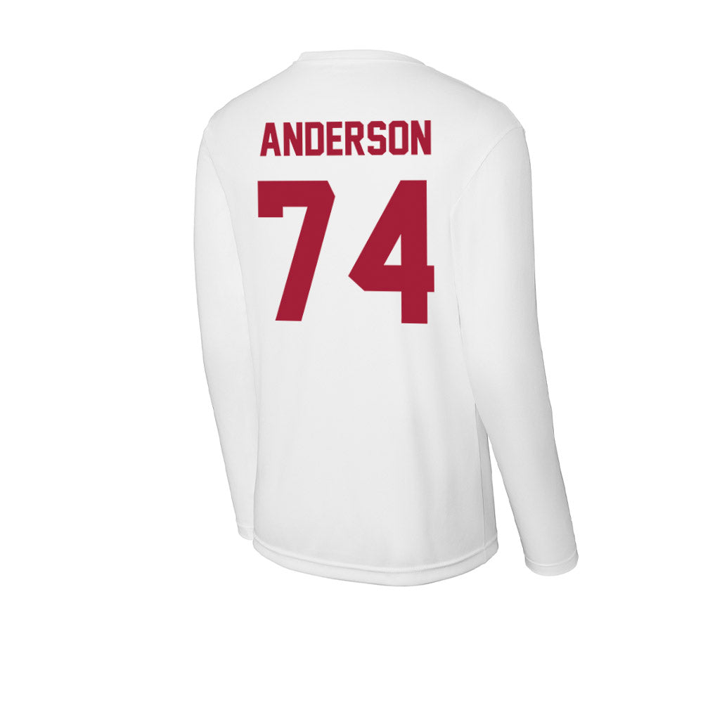 Stanford - NCAA Football : Fisher Anderson - Activewear Long Sleeve T-Shirt-1