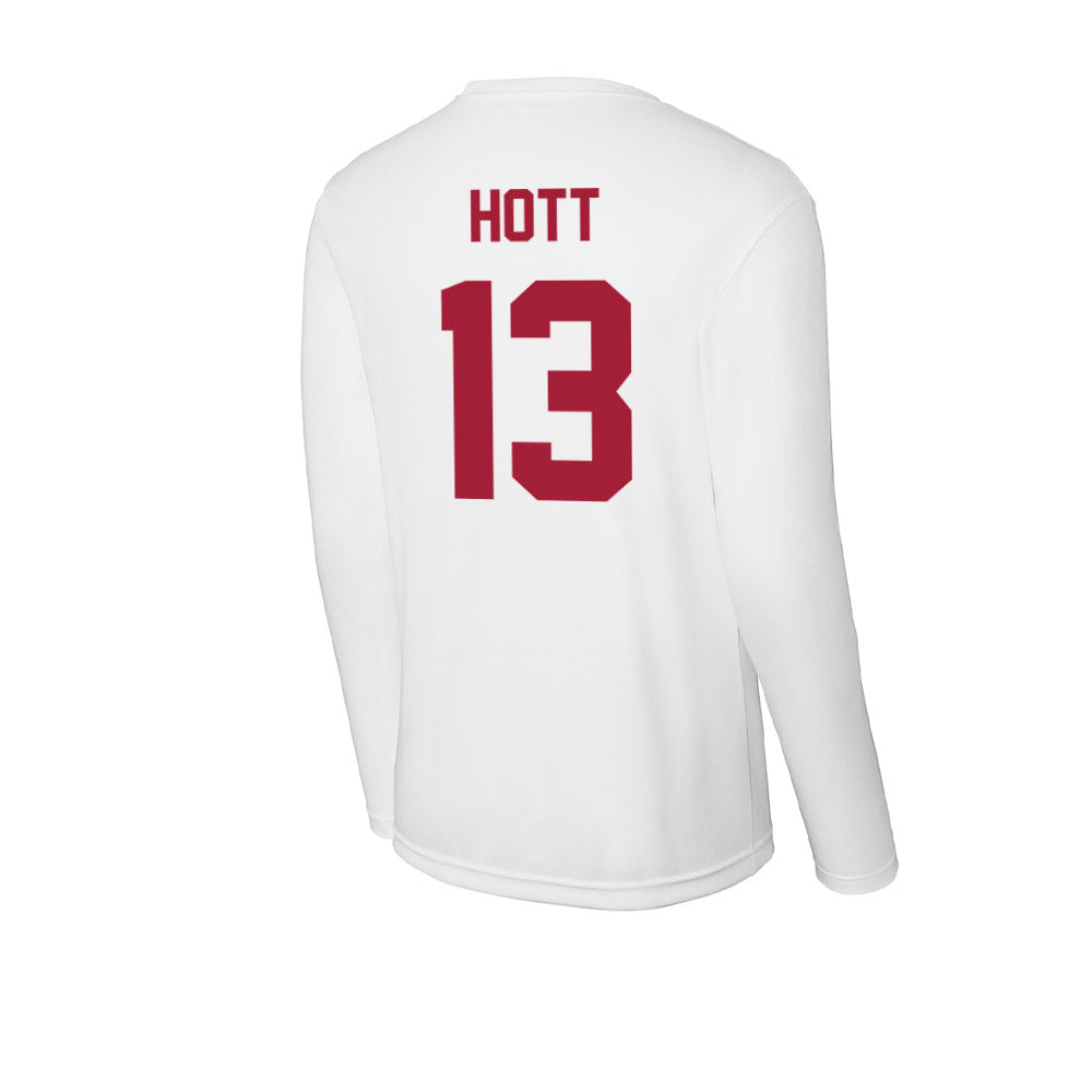 Stanford - NCAA Baseball : Ethan Hott - Activewear Long Sleeve T-Shirt-1