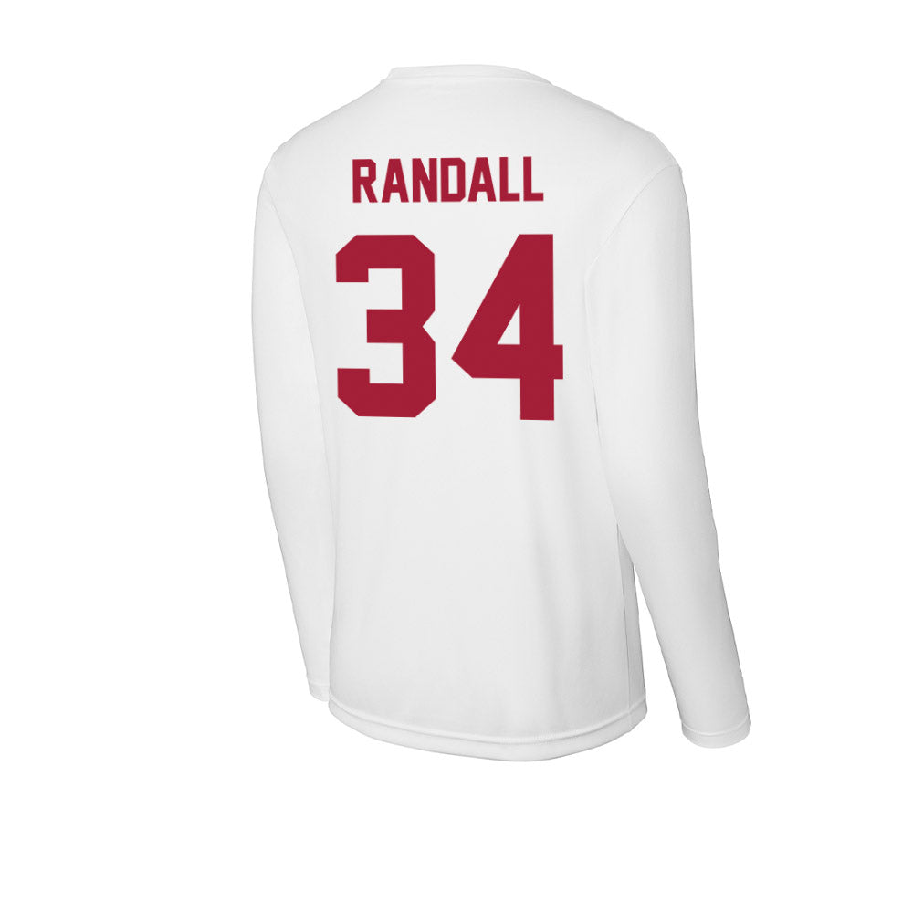 Stanford - NCAA Football : Javion Randall - Activewear Long Sleeve T-Shirt-1