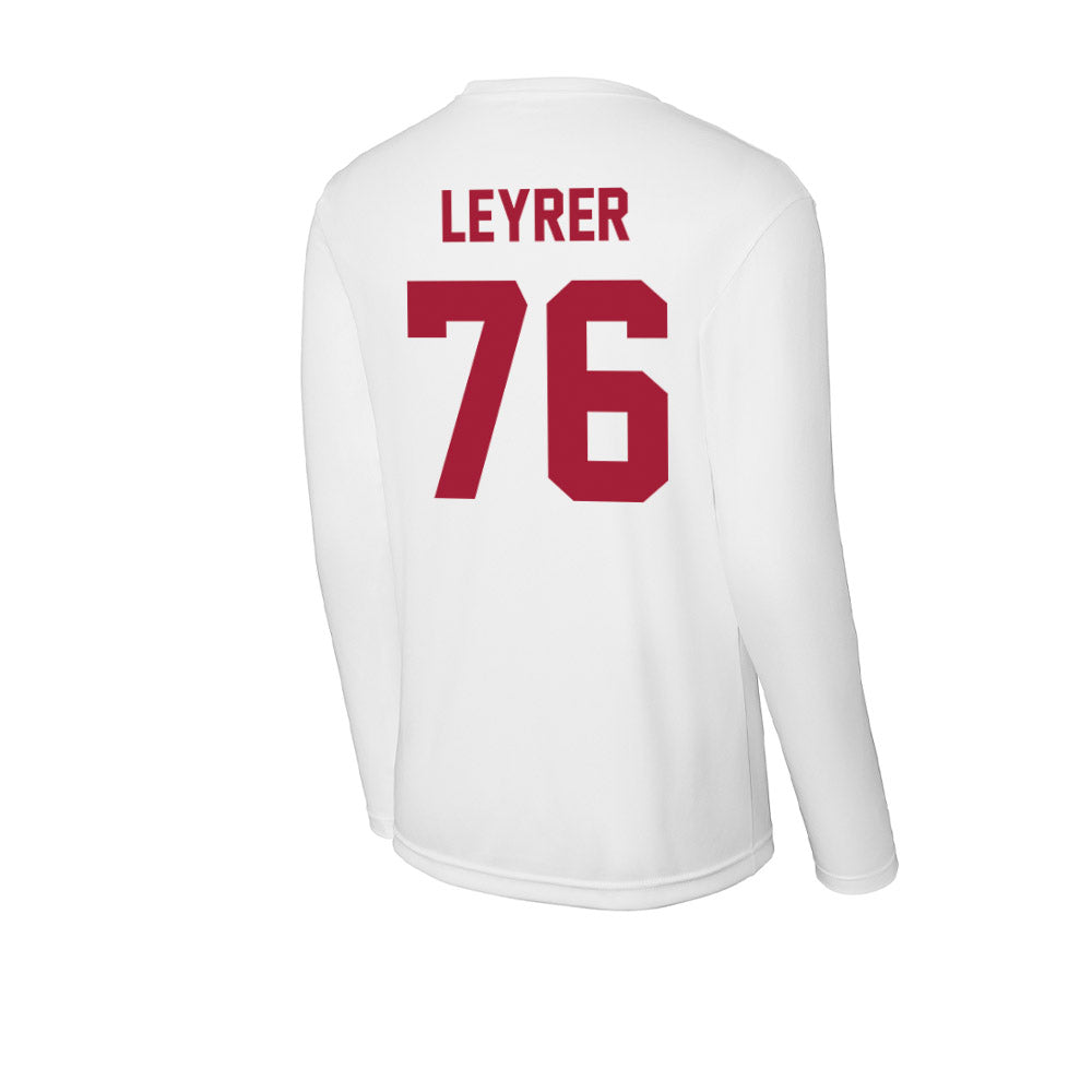 Stanford - NCAA Football : Jack Leyrer - Activewear Long Sleeve T-Shirt-1