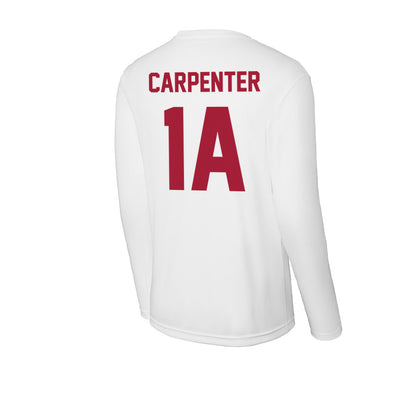 Stanford - NCAA Women's Water Polo : Christine Carpenter - Activewear Long Sleeve T-Shirt-1