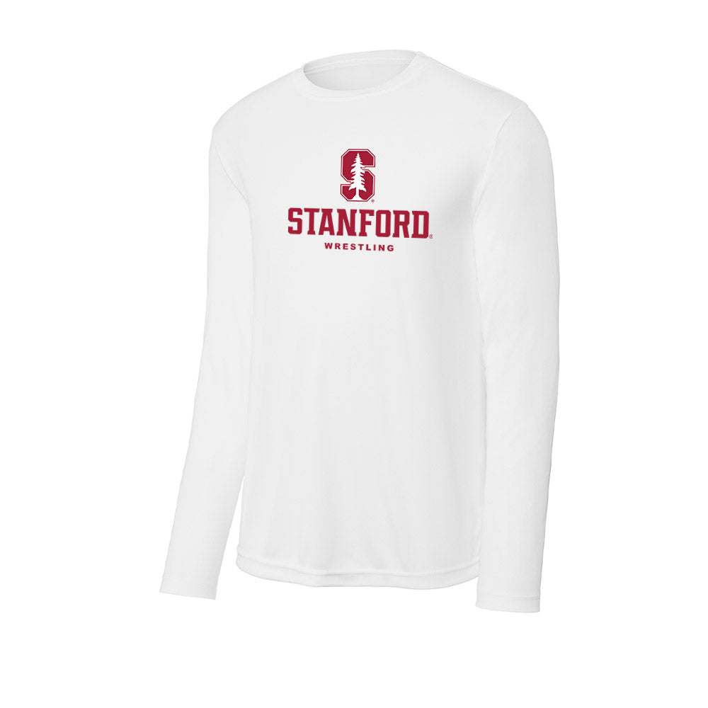 Stanford - NCAA Wrestling : Lain Yapoujian - Activewear Long Sleeve T-Shirt-0