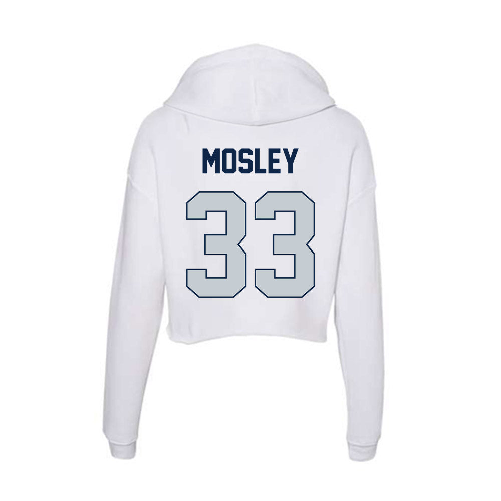 Samford - NCAA Football : Jaden Mosley - Women's Crop Fleece Hoodie-1