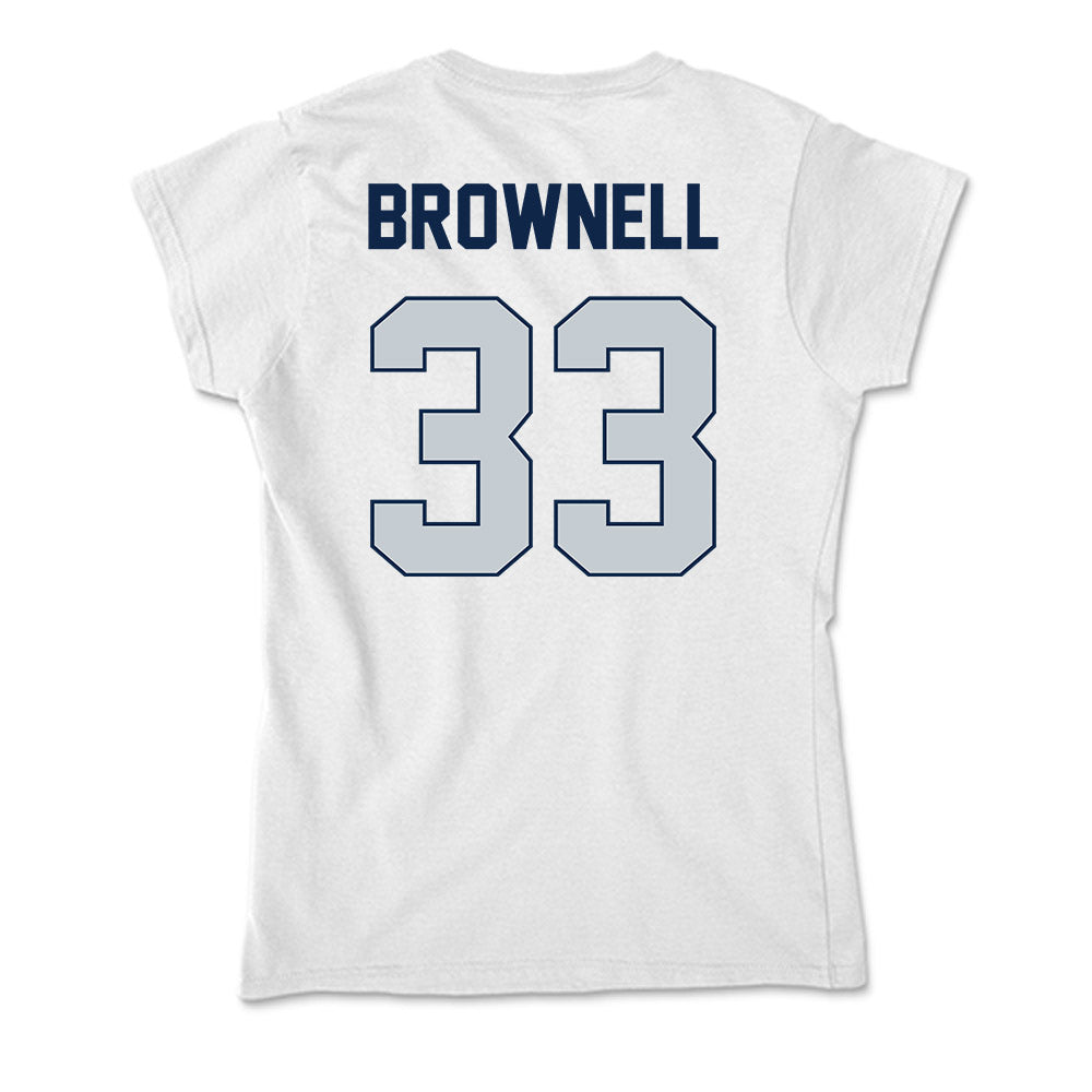 Samford - NCAA Men's Basketball : Jaden Brownell - Soft Style Women’s T-Shirt-1