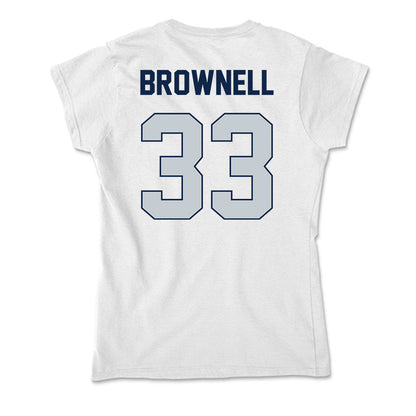 Samford - NCAA Men's Basketball : Jaden Brownell - Soft Style Women’s T-Shirt-1