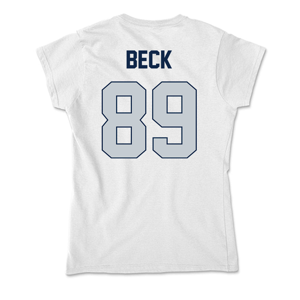 Samford - NCAA Football : Landon Beck - Soft Style Women’s T-Shirt-1