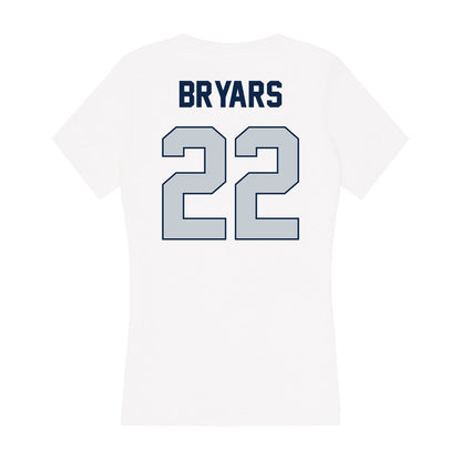 Samford - NCAA Softball : Kathryn Bryars - Women's V-Neck T-Shirt-1