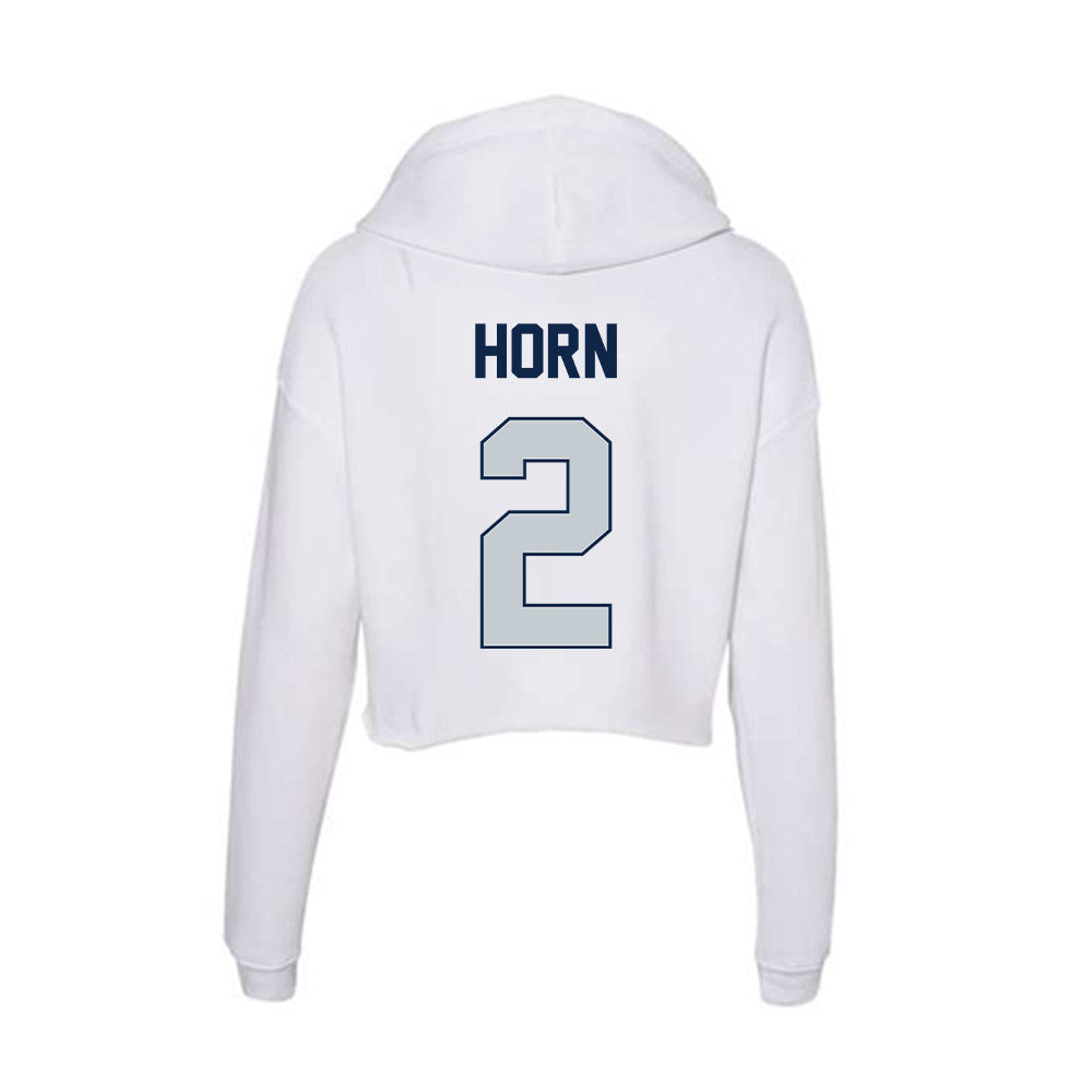 Samford - NCAA Women's Volleyball : Samantha Horn - Women's Crop Fleece Hoodie-1