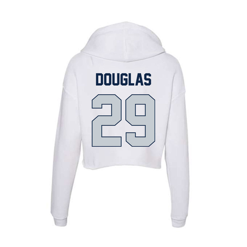 Samford - NCAA Football : CJ Douglas - Women's Crop Fleece Hoodie-1