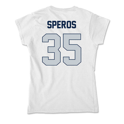 Samford - NCAA Football : Nick Speros - Soft Style Women’s T-Shirt-1