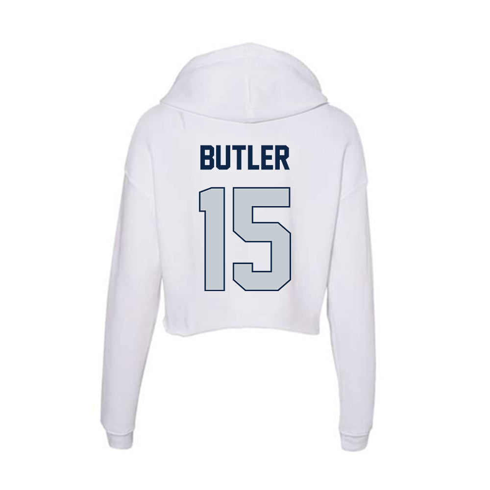 Samford - NCAA Women's Volleyball : Gracie Lynn Butler - Women's Crop Fleece Hoodie-1