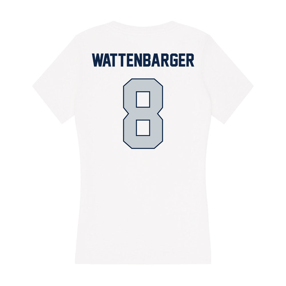 Samford - NCAA Football : Luke Wattenbarger - Women's V-Neck T-Shirt-1