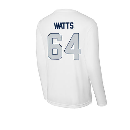 Samford - NCAA Football : Noah Watts - Performance Long Sleeve T-Shirt-1