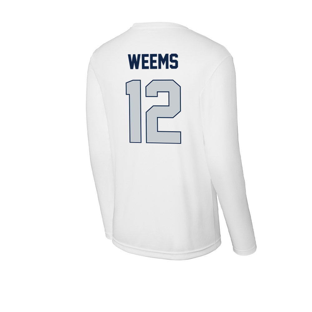 Samford - NCAA Softball : Shannon Weems - Performance Long Sleeve T-Shirt-1