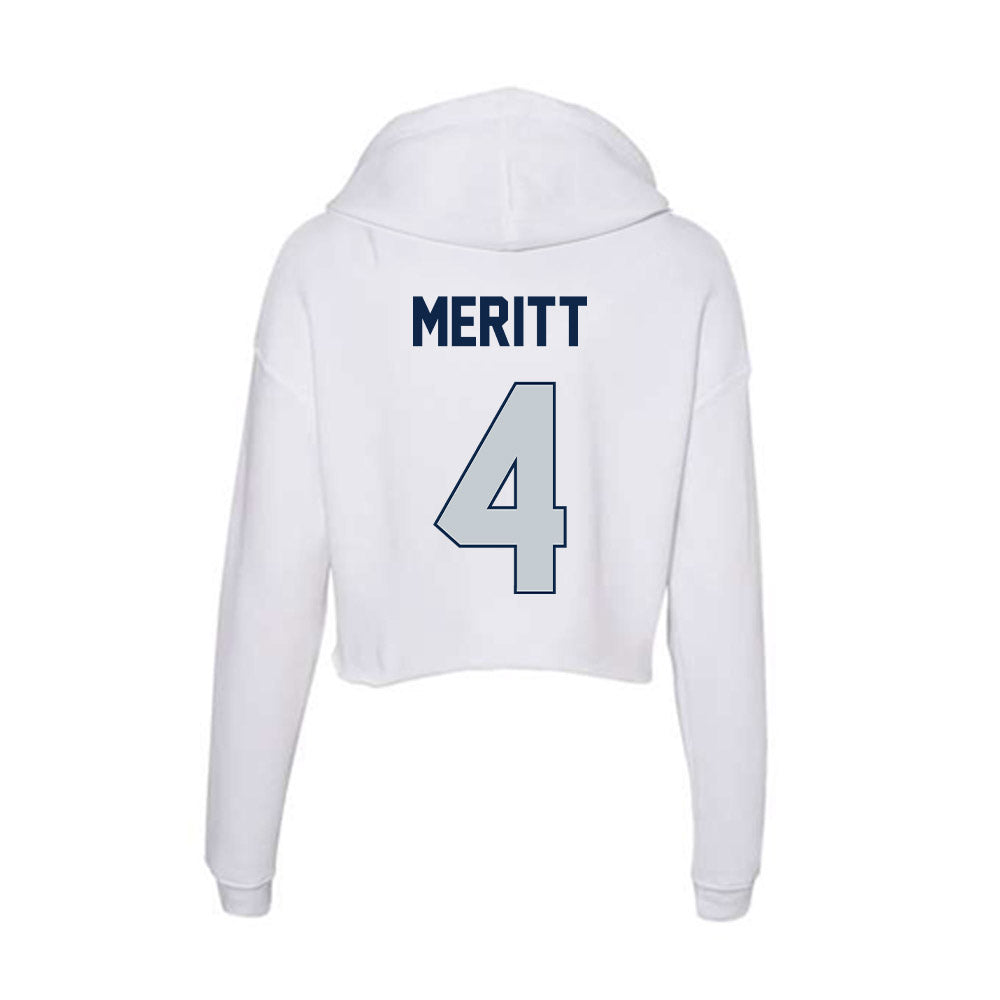 Samford - NCAA Women's Volleyball : Kaleigh Meritt - Women's Crop Fleece Hoodie-1