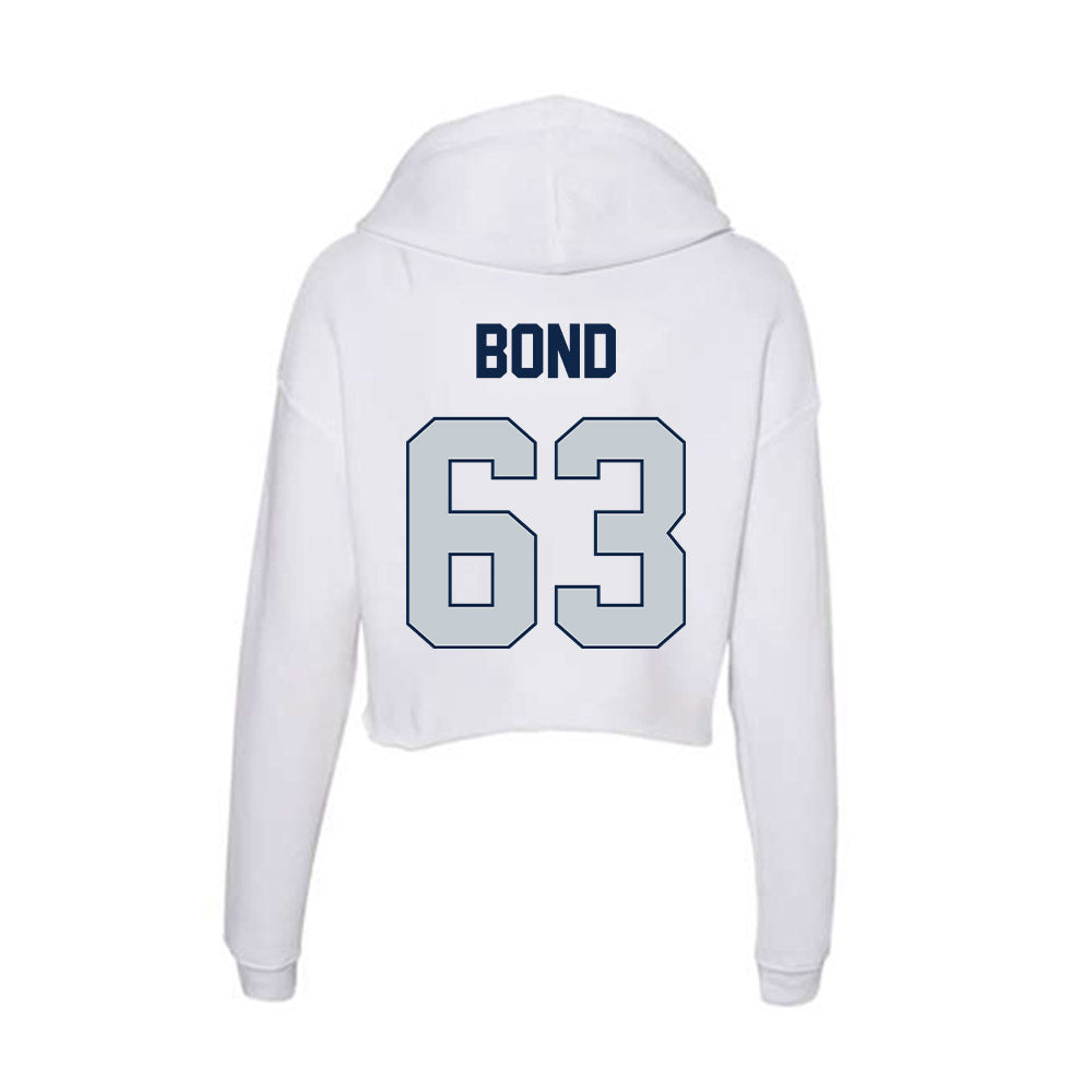 Samford - NCAA Football : Zachary Bond - Women's Crop Fleece Hoodie-1