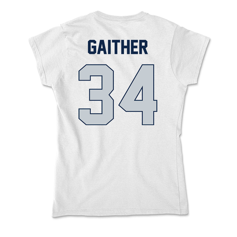 Samford - NCAA Football : Malik Gaither - Soft Style Women’s T-Shirt-1