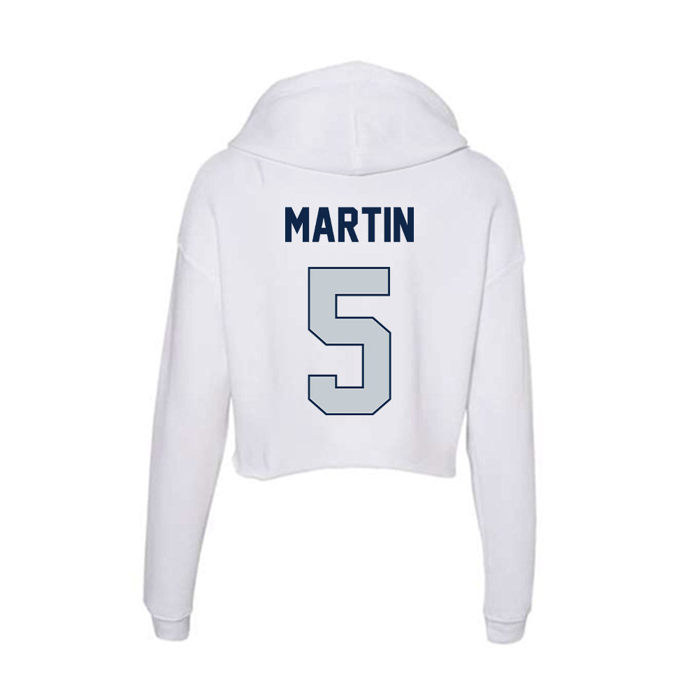 Samford - NCAA Football : Noah Martin - Women's Crop Fleece Hoodie-1