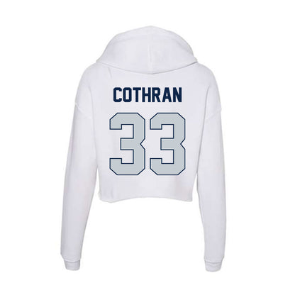 Samford - NCAA Softball : McKayla Cothran - Women's Crop Fleece Hoodie-1