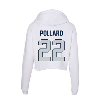 Samford - NCAA Men's Basketball : Jaxon Pollard - Women's Crop Fleece Hoodie-1