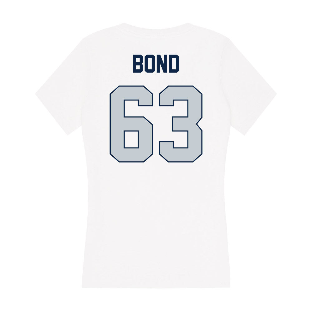 Samford - NCAA Football : Zachary Bond - Women's V-Neck T-Shirt-1