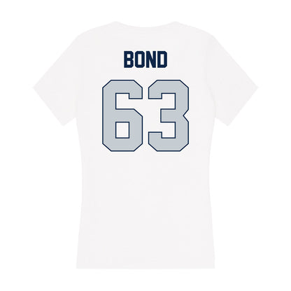 Samford - NCAA Football : Zachary Bond - Women's V-Neck T-Shirt-1