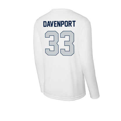 Samford - NCAA Football : Theodore Davenport - Performance Long Sleeve T-Shirt-1