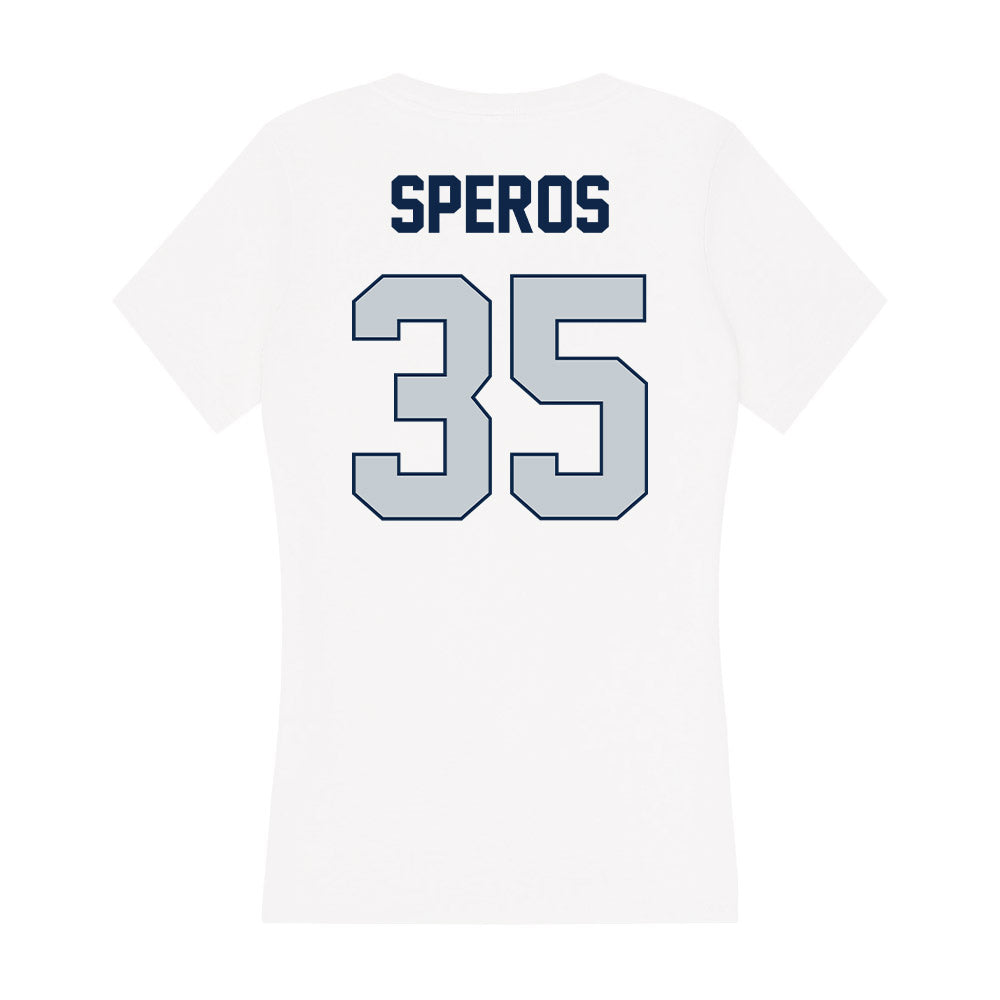 Samford - NCAA Football : Nick Speros - Women's V-Neck T-Shirt-1