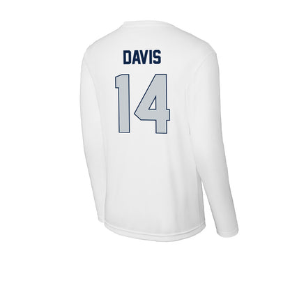 Samford - NCAA Men's Basketball : Brody Davis - Performance Long Sleeve T-Shirt-1