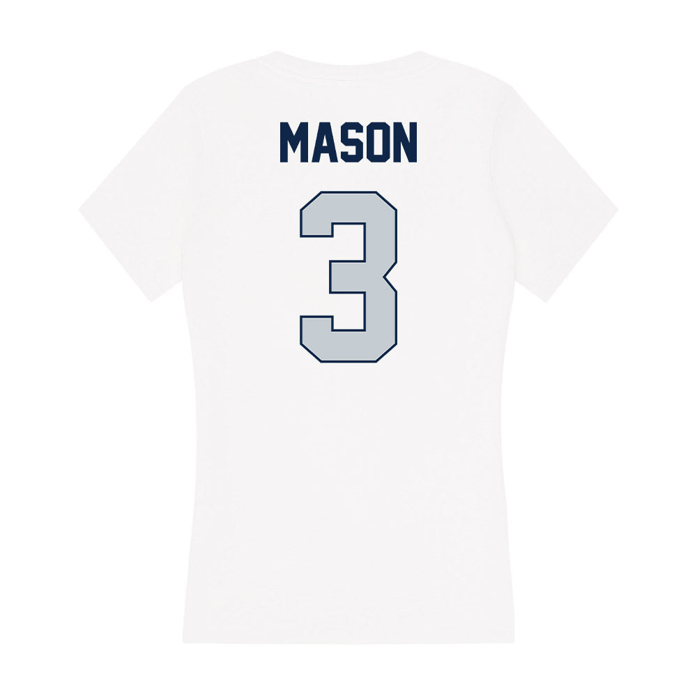 Samford - NCAA Football : E. Jai Mason - Women's V-Neck T-Shirt-1