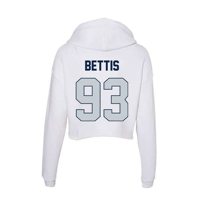 Samford - NCAA Football : Daniel Bettis - Women's Crop Fleece Hoodie-1