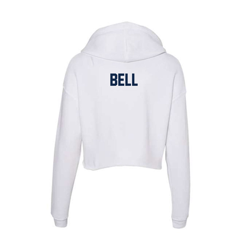 Samford - NCAA Men's Track & Field : Reese Bell - Women's Crop Fleece Hoodie-1