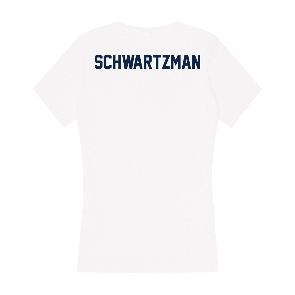 Samford - NCAA Men's Tennis : Martin Schwartzman - Women's V-Neck T-Shirt-1