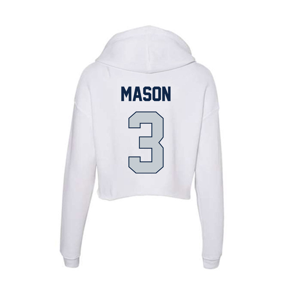 Samford - NCAA Football : E. Jai Mason - Women's Crop Fleece Hoodie-1