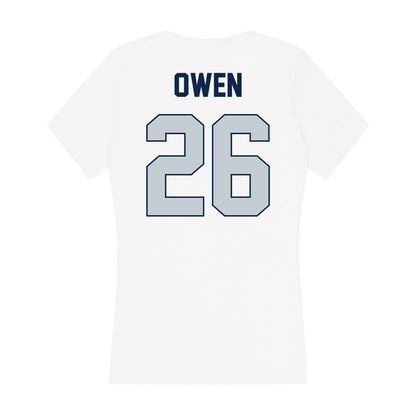 Samford - NCAA Football : Mitch Owen - Women's V-Neck T-Shirt-1