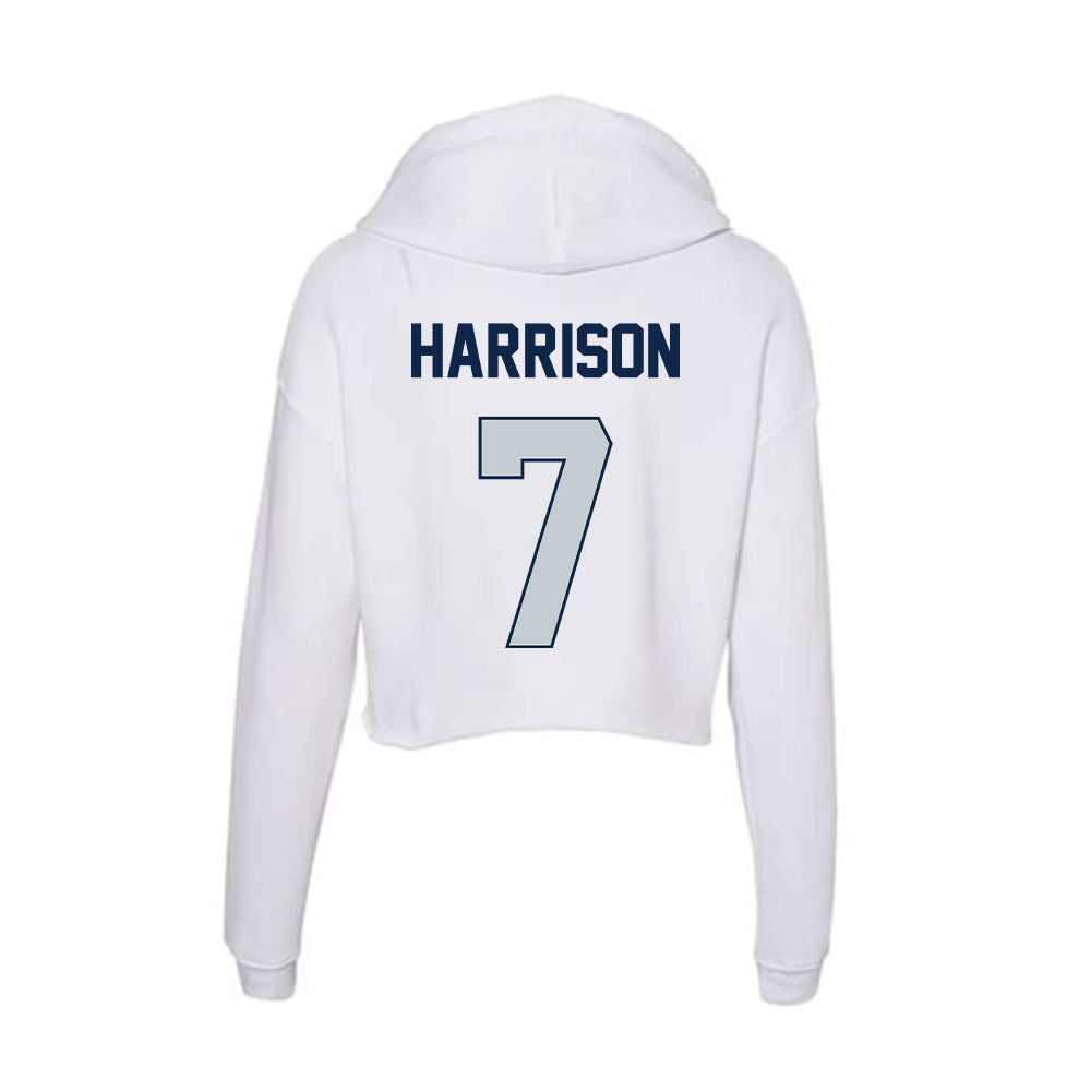 Samford - NCAA Men's Tennis : Seb Harrison - Women's Crop Fleece Hoodie-1