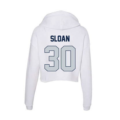 Samford - NCAA Football : Carson Sloan - Women's Crop Fleece Hoodie-1