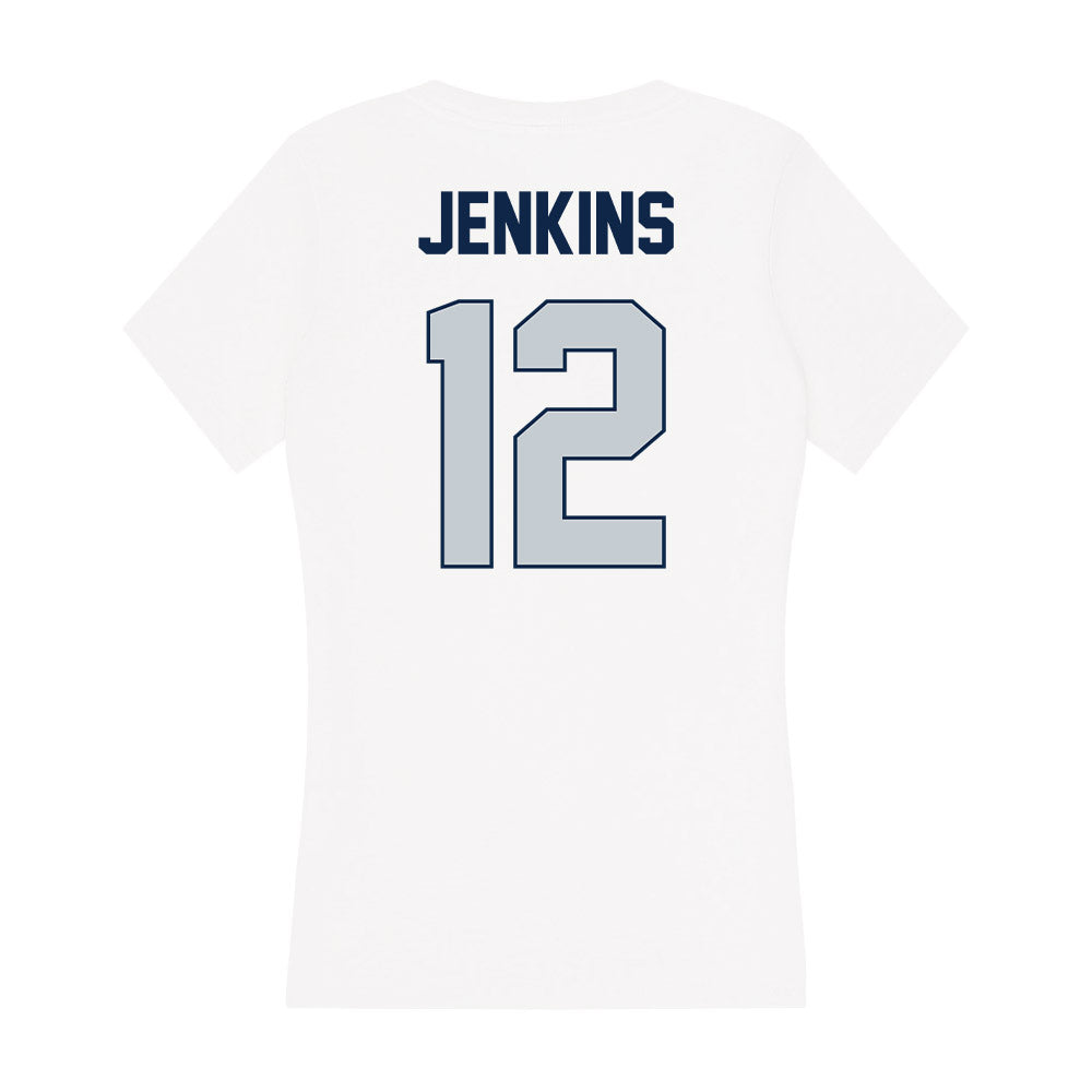 Samford - NCAA Football : Brendan Jenkins - Women's V-Neck T-Shirt-1