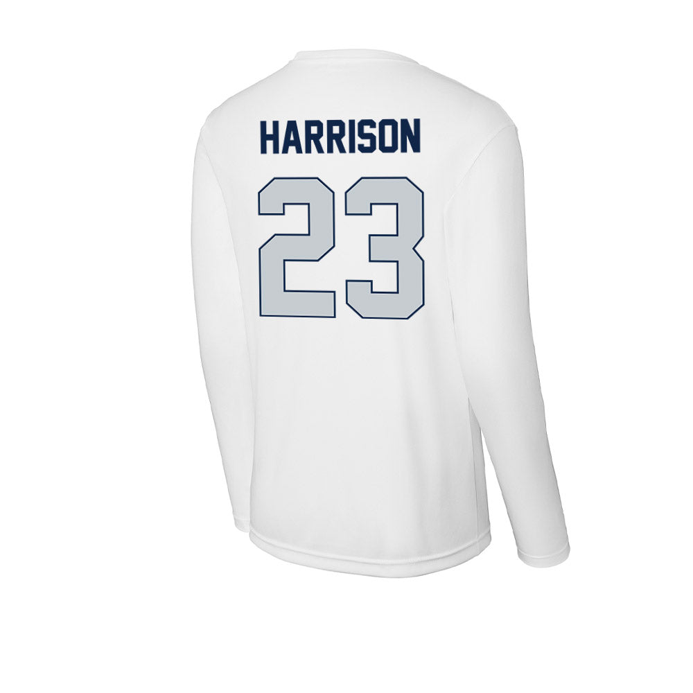 Samford - NCAA Men's Basketball : Caleb Harrison - Performance Long Sleeve T-Shirt-1