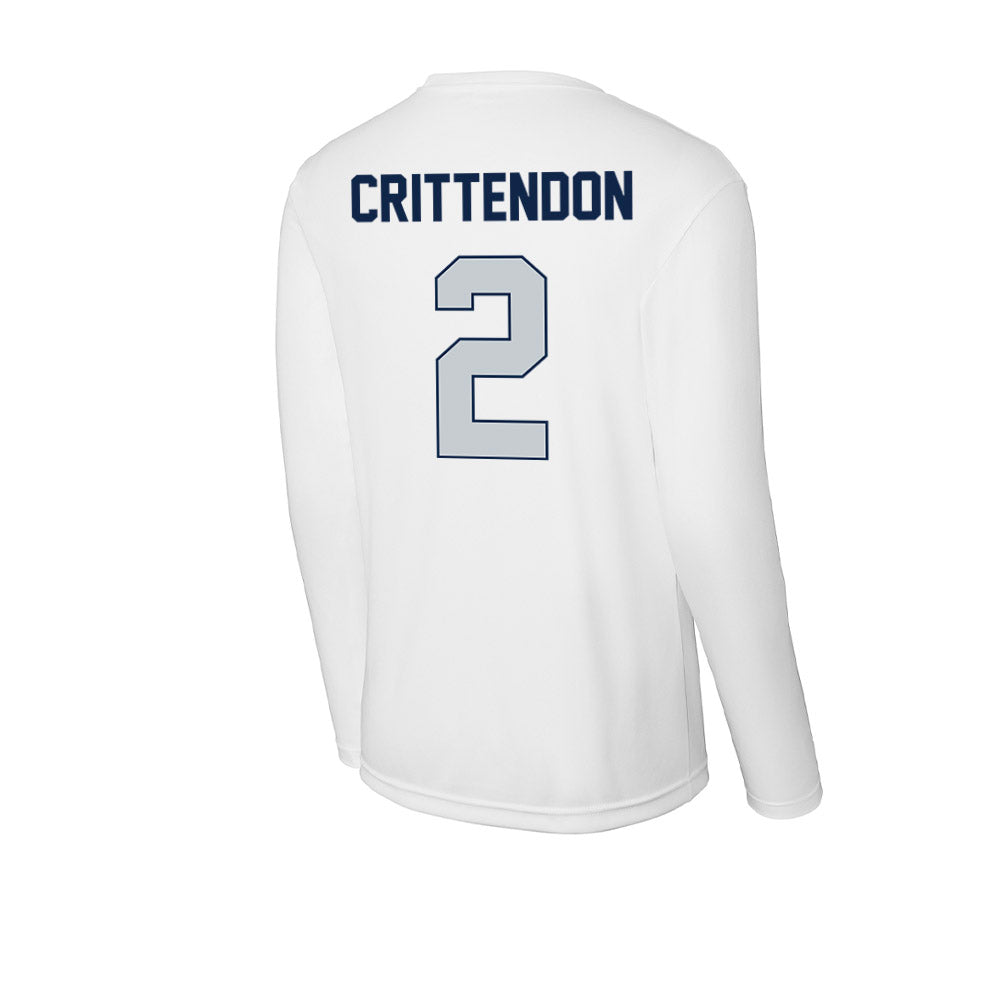 Samford - NCAA Football : Quincy Crittendon - Performance Long Sleeve T-Shirt-1