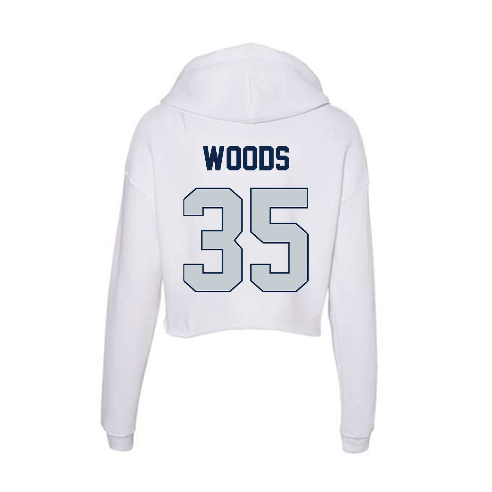 Samford - NCAA Women's Basketball : Alexis Woods - Women's Crop Fleece Hoodie-1