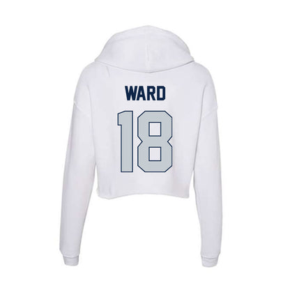 Samford - NCAA Football : Torrey Ward - Women's Crop Fleece Hoodie-1