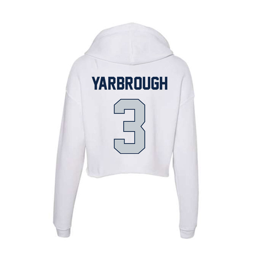 Samford - NCAA Women's Basketball : Kaylee Yarbrough - Women's Crop Fleece Hoodie-1
